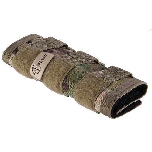 The Cole-Tac Metal Python Suppressor Cover protects against dings, mitigates mirage, features BOA locking straps, and withstands heat up to 1800°F.