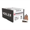 Nosler's Varmageddon 22 Caliber bullets offer unmatched accuracy and integrity in flight, ensuring explosive fragmentation on impact for high-volume varmint hunting.