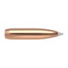 NOSLER ACCUBOND 338 Caliber bullets feature a white polymer tip for accuracy, a copper-alloy jacket for lethal penetration, and a boat tail design for long-range performance.