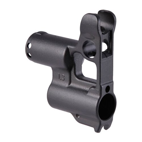 The JMAC Customs Gas Block Combo features a detent hole, fits 0.591