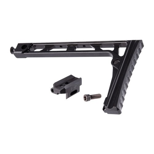 Upgrade your SAM7SF with the lightweight 8-INCH SKELETON STOCK featuring a 1913 folding mech, integrated QD sling sockets, and future cheek riser compatibility.