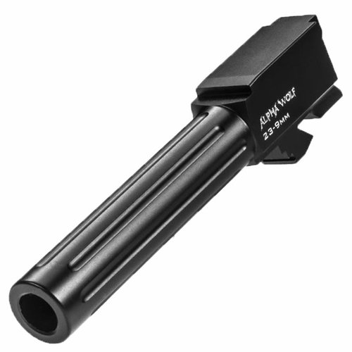 Achieve unmatched accuracy and reliability with Alpha Wolf conversion barrels for Glock, converting .40 S&W and .357 Sig to 9mm with precise drop-in installation.