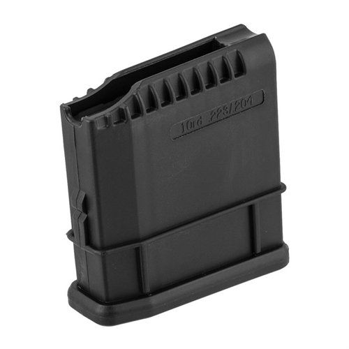 The Legacy Sports International Howa 1500 SA 10 Round Magazine offers durable polymer construction and increased capacity for easier reloads, compatible with multiple firearm models.