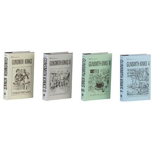 The BROWNELLS GUNSMITH KINKS® 4 VOLUME SET offers essential tips and techniques for gunsmithing, enhancing your skills and efficiency in firearm maintenance.