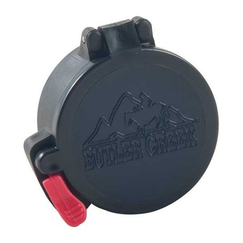 Protect your scope lenses with Butler Creek's weatherproof, dust-proof, and moisture-proof flip open eyepiece covers, designed for easy access and durability.