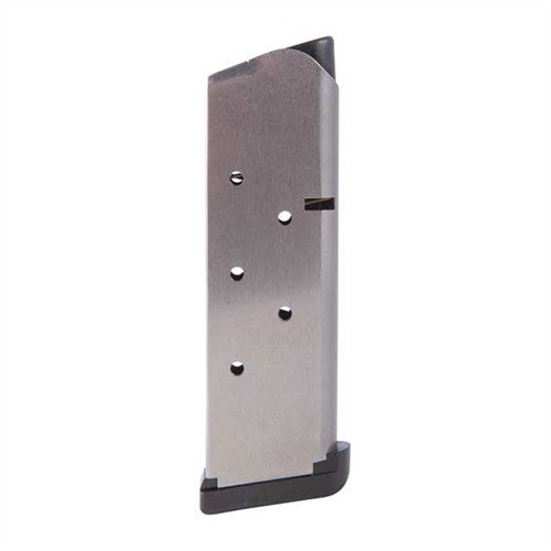 Experience unmatched reliability with the Les Baer Custom 1911 45ACP Officers ACP Magazine, featuring a polished interior for flawless feeding and durable stainless steel construction.