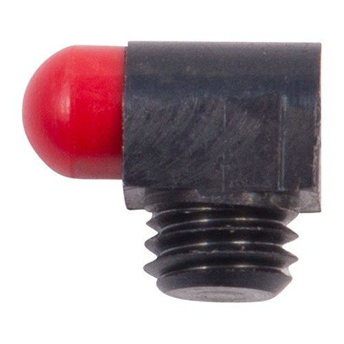 Enhance your shooting accuracy with Bradley Gunsight's STD Bead, featuring a robust steel base and a durable red plastic bead for optimal indexing and strength.