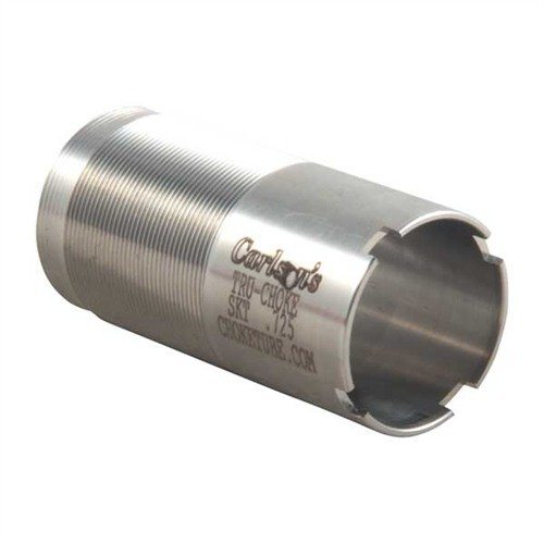 Upgrade your shooting with Carlson's Tru-Choke 12ga Skeet tubes, crafted from non-rusting stainless steel for durability and precision performance.