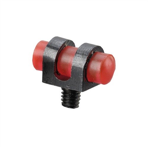 Carlsons High Visibility Front Sight Beads offer easy visibility in all conditions with a white bead for dark days and a fluorescent red bead for bright sunlight.