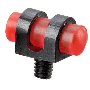 Carlsons High Visibility Front Sight Beads feature easy-to-see white and fluorescent red options, ensuring visibility in all hunting conditions.