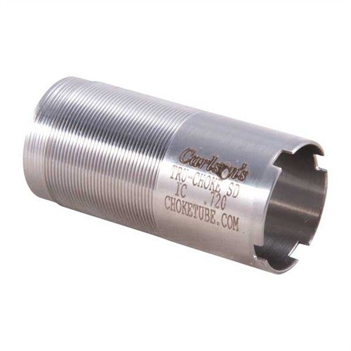 Enhance your shooting accuracy with the Carlson's Tru-Choke Thinwall Choke Tube, made from non-rusting stainless steel, ideal for 12 ga. lead shot loads.