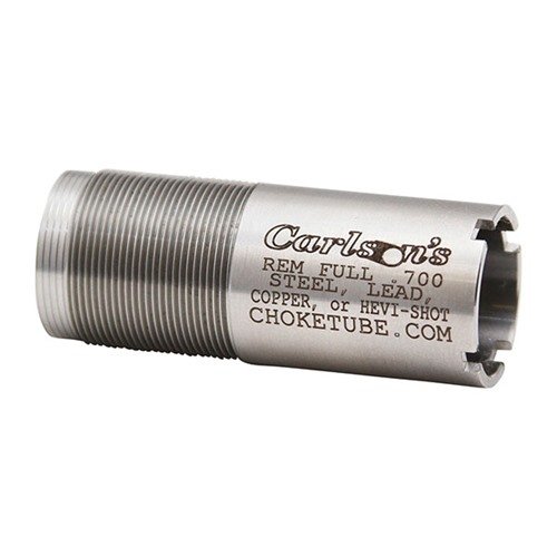 Enhance your shooting precision with CARLSONS 12GA Rem-Choke Turkey Choke Tubes, crafted from non-rusting stainless steel for durability and performance.