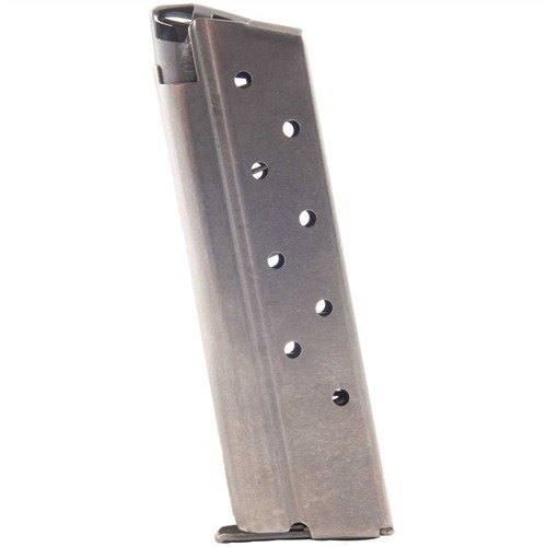 Upgrade your Colt 1911 with these 8RD 10MM magazines, featuring durable steel construction, reliable performance, and perfect fit for duty and self-defense.
