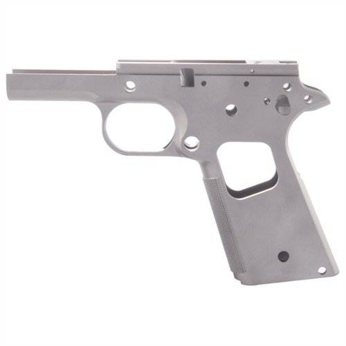 Upgrade your firearm with the Caspian 1911 Commander Receiver, crafted from 416 stainless steel with 25 lpi checkering for superior grip and durability. Gunsmith fitting required.