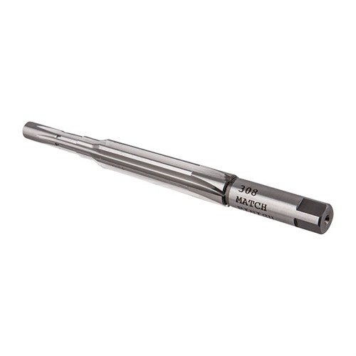 .308 Match Reamer by Clymer ensures precise chambering for .308 match ammo, crafted from M-7 High-Speed Steel for durability and long-lasting performance.