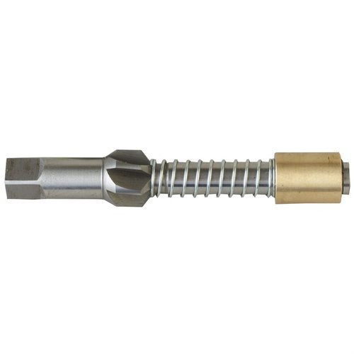 The Clymer Rim Cutter 55° for 12 gauge restores headspace on worn guns, featuring a durable M-7 H/Speed Steel cutter and precision bronze pilot bushing.