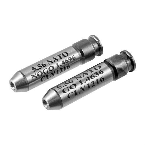 Ensure safe firearm operation with Clymer Go & No-Go Headspace Gauge Sets, precision-machined to SAAMI specs for accurate chamber measurements and easy storage.