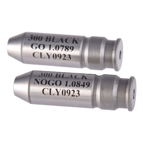 Ensure safe operation with Clymer Go & No-Go Headspace Gauge Sets, featuring precision-machined steel gauges for accurate chamber measurements in various calibers.