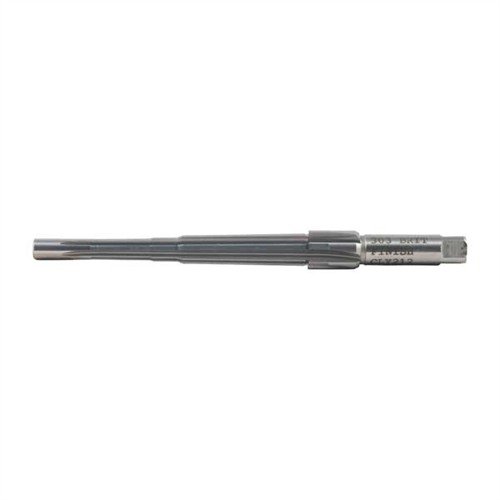 .303 British Finisher Chamber Reamer by Clymer offers precision with right-hand cutting, solid pilot, and integral throat, crafted from M-7 High Speed Steel.