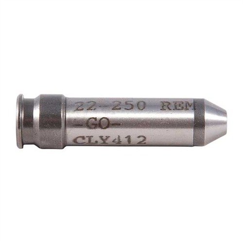 Ensure precise chamber measurements with the CLYMER 22-250 Remington GO Headspace Gauge, essential for safe and accurate gunsmithing.