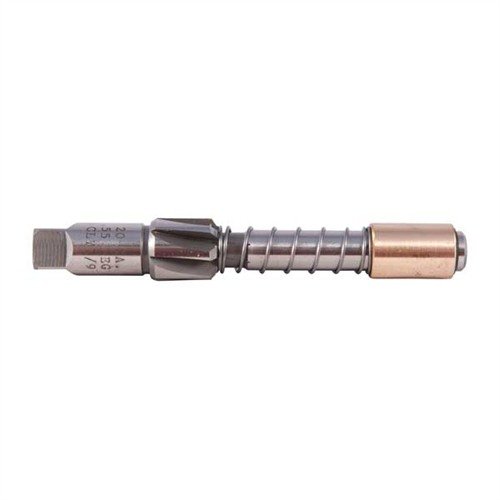 The Clymer Shotgun Rim Cutter restores headspace on worn guns by removing damaged metal from chambers, featuring a durable M-7 H/Speed Steel cutter and bronze pilot.
