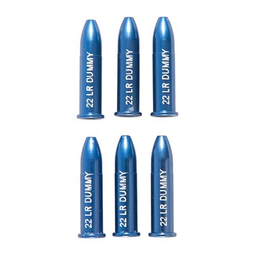Ensure safe function testing with A-ZOOM Rimfire Dummy Rounds. These inert, factory-spec dummies in .22 Long Rifle are perfect for training and action proving.
