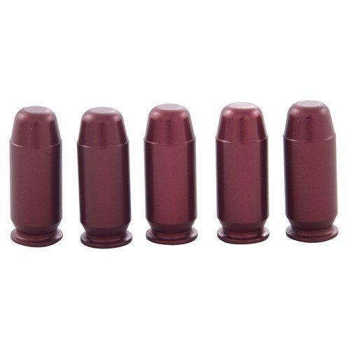 Enhance your shooting skills with A-ZOOM 40 S&W Snap Caps; perfect for practice loading, unloading, and dry firing with durable aluminum and synthetic cushion primer.