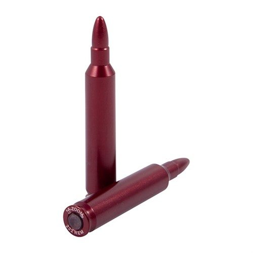 Enhance your shooting skills with A-ZOOM 222 Remington Snap Caps, perfect for practice loading, unloading, and dry firing, featuring durable aluminum and cushion primer.