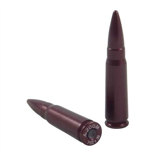 Enhance your shooting skills with A-Zoom 7.62x39mm Snap Caps, perfect for practice loading, unloading, and dry firing, featuring durable aluminum construction.