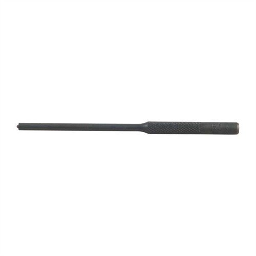 Brownells Roll Pin Punches feature durable solid steel construction, spherical tips for precise alignment, and knurled handles for secure grip, ideal for firearm maintenance.
