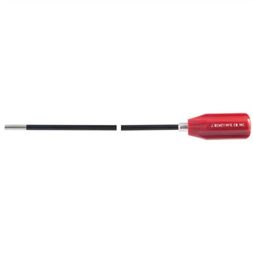 The Dewey Copper Eliminator Rifle Cleaning Rod features all-aluminum components to avoid false copper fouling readings, ensuring a scratch-free clean with durability.