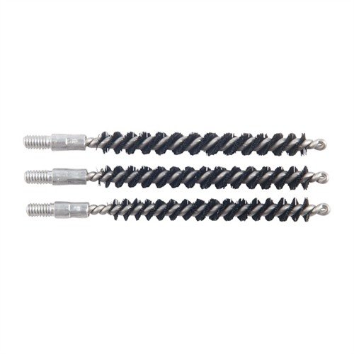 Dewey's Copper Eliminator Bore Brushes feature all-aluminum components and nylon bristles, ensuring no false-positive copper fouling and gentle cleaning for your bore.