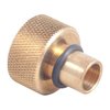 The DEWEY C-35 Coated Rod Muzzle Guide features a machined brass design with an O-Ring retainer, ensuring rod centering and preventing damage to rifling.