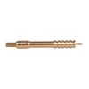 The Dewey Brass Jags feature an extra-long design with ribbed segments for superior patch contact, fitting various rods for effective bore cleaning.