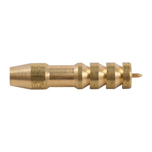 Dewey's 45J Brass Jag is engineered for use with Dewey Coated Rifle Rods, ensuring a secure fit for .45 caliber cleaning with optimal patch retention.