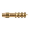 Dewey's 45J Brass Jag is engineered for use with Dewey Coated Rifle Rods, ensuring a secure fit for .45 caliber cleaning with optimal patch retention.