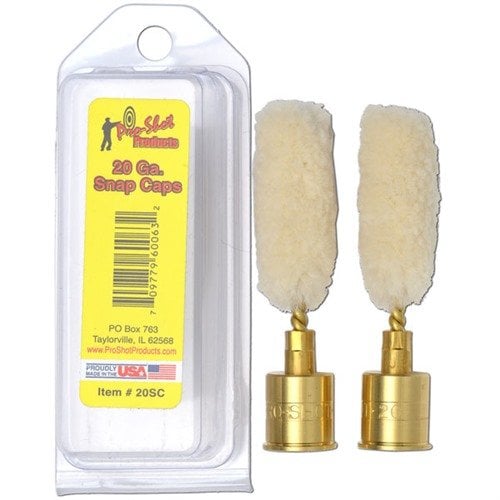 Enhance your training with 20 GAUGE Snap Caps from PRO SHOT PRODUCTS, INC, designed for safe dry firing and practice without damaging your firearm.