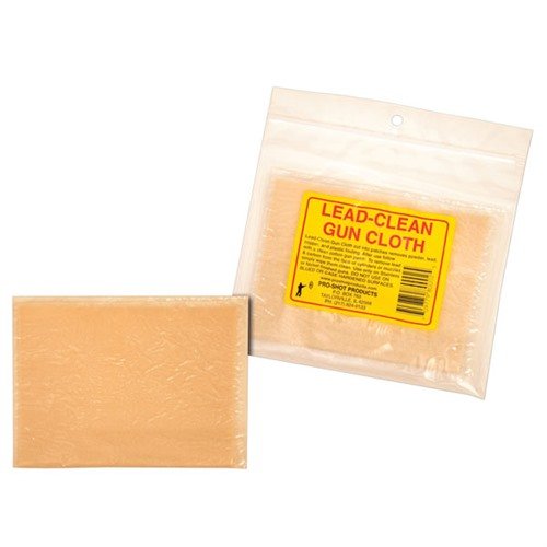 The LEAD-CLEAN GUN CLOTH effectively removes lead and fouling from firearms, ensuring optimal performance and longevity while being easy to use.