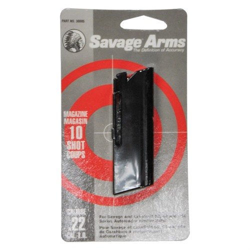 The Savage Magazine 64 Series 10rds 22LR ensures reliable feeding and easy loading, designed specifically for the Savage Arms Model 64 for optimal performance.