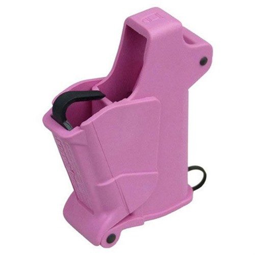 The Baby UpLULA Pistol Mag Loader is a military-quality, pocket-sized tool that self-adjusts, making reloading .22 to .380 ACP magazines quick and painless.