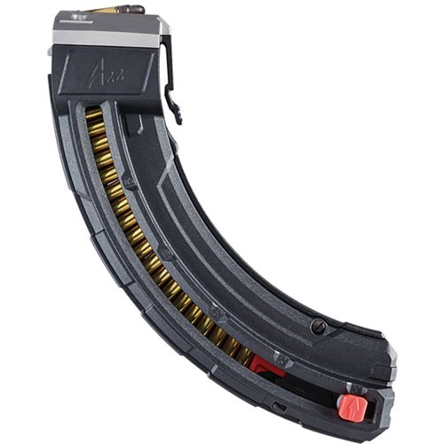 The Savage A-Series 25Rd Magazine A22lr Blk offers reliable feeding and enhanced capacity, perfect for extended shooting sessions and improved performance.