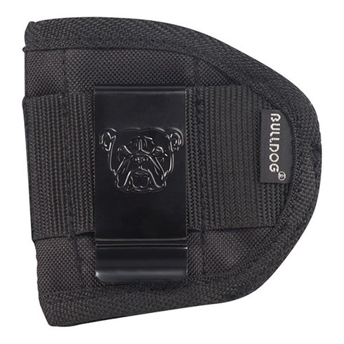 The Bulldog Black Small Inside Pants Holster offers discreet carry, comfortable fit, and easy access, perfect for everyday concealed carry needs.