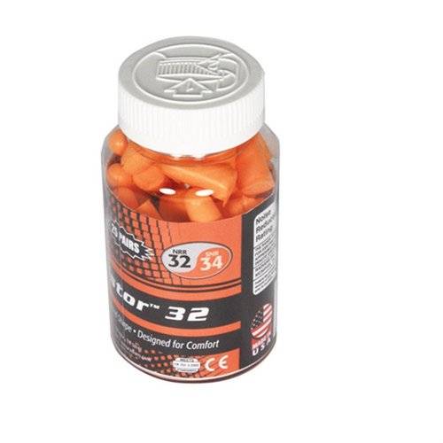 Radians Foam Ear Plugs provide excellent noise reduction for shooting enthusiasts, ensuring comfort and protection during use, with 25 uncorded plugs in each jar.