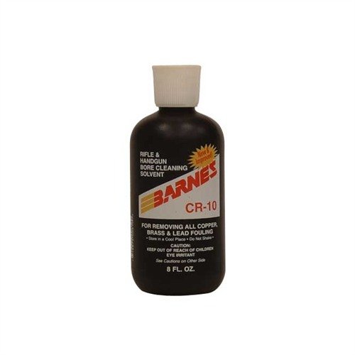 Experience superior cleaning with Barnes CR-10 Bore Cleaner, designed to effectively remove copper fouling and maintain your firearm's accuracy and performance.