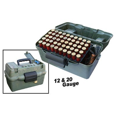 The MTM Deluxe Shotshell Case holds 100 rounds securely, features a durable design, and ensures easy transport and organization for your shooting essentials.