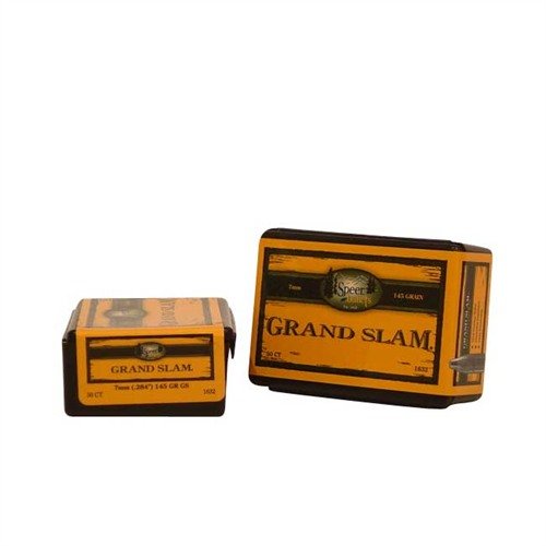 Experience exceptional performance with Speer Bullet 7mm .284 145gr Grand Slam, designed for accuracy and reliable expansion, perfect for hunting and target shooting.
