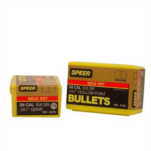 SPEER DEEPCURL® .357 HOLLOW POINT bullets offer reliable expansion, high weight retention, and deep penetration, making them ideal for accurate handgun hunting.