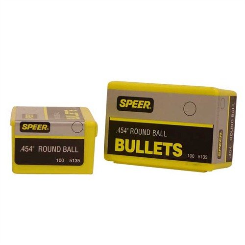 The Speer Bullet Muz Rnd Ball .454 offers superior accuracy and reliability, making it an ideal choice for target shooting and training enthusiasts.