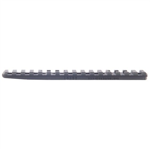 Heavy Duty Aluminum Extended Length Black 17 Slots LOCKOOS Ruger 10/22 Picatinny Rail 0 MOA for Mount Scope and Optics 