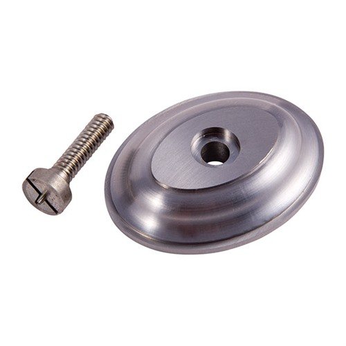 Enhance your rifle or shotgun with the Dressel Standard Steel Grip Cap, precision machined for a perfect fit and a sleek satin finish.